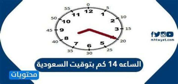 الساعه 14 كم بتوقيت السعودية؟ الدليل السريع لفهم الوقت بدقة